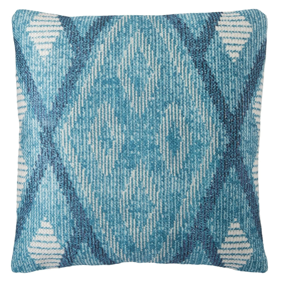 Groove By Nikki Chu Grn06 Sadler Blue/White Pillow