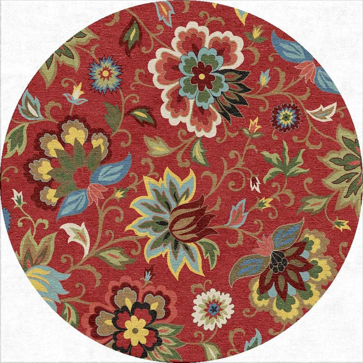 Hacienda HAC11 Zamora Velvet Red Rug - Rug & Home