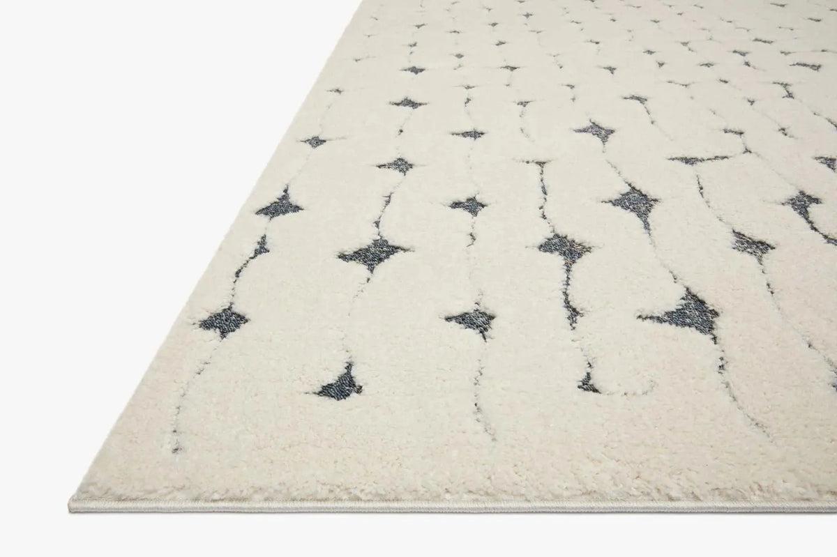 Hagen Hag-04 White/Navy Rug