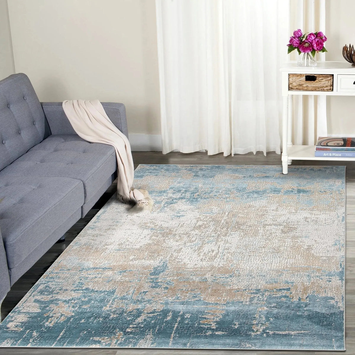 Hamilton HAM-6 Gold/Blue Rug