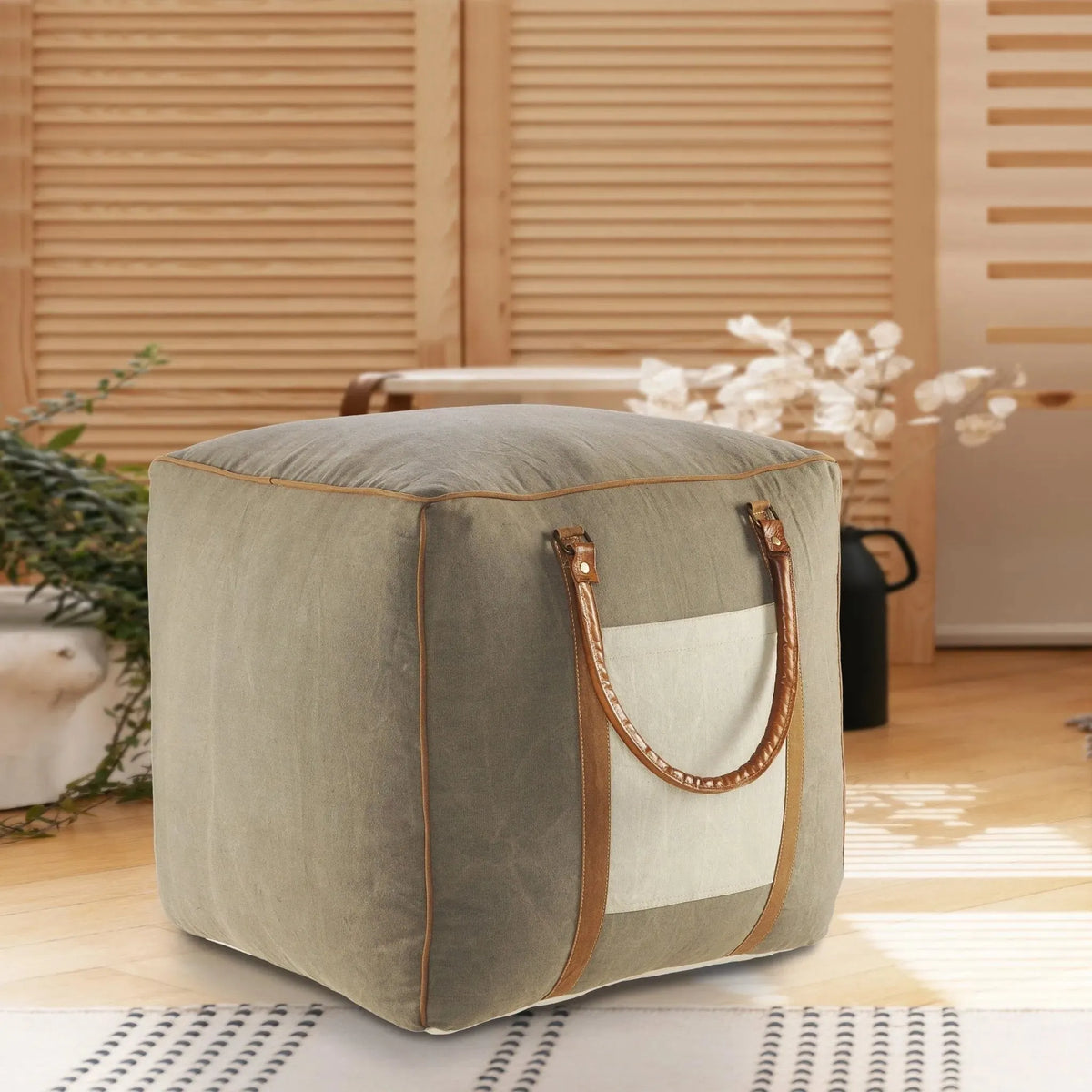Handmade Lr34003 Multi Pouf