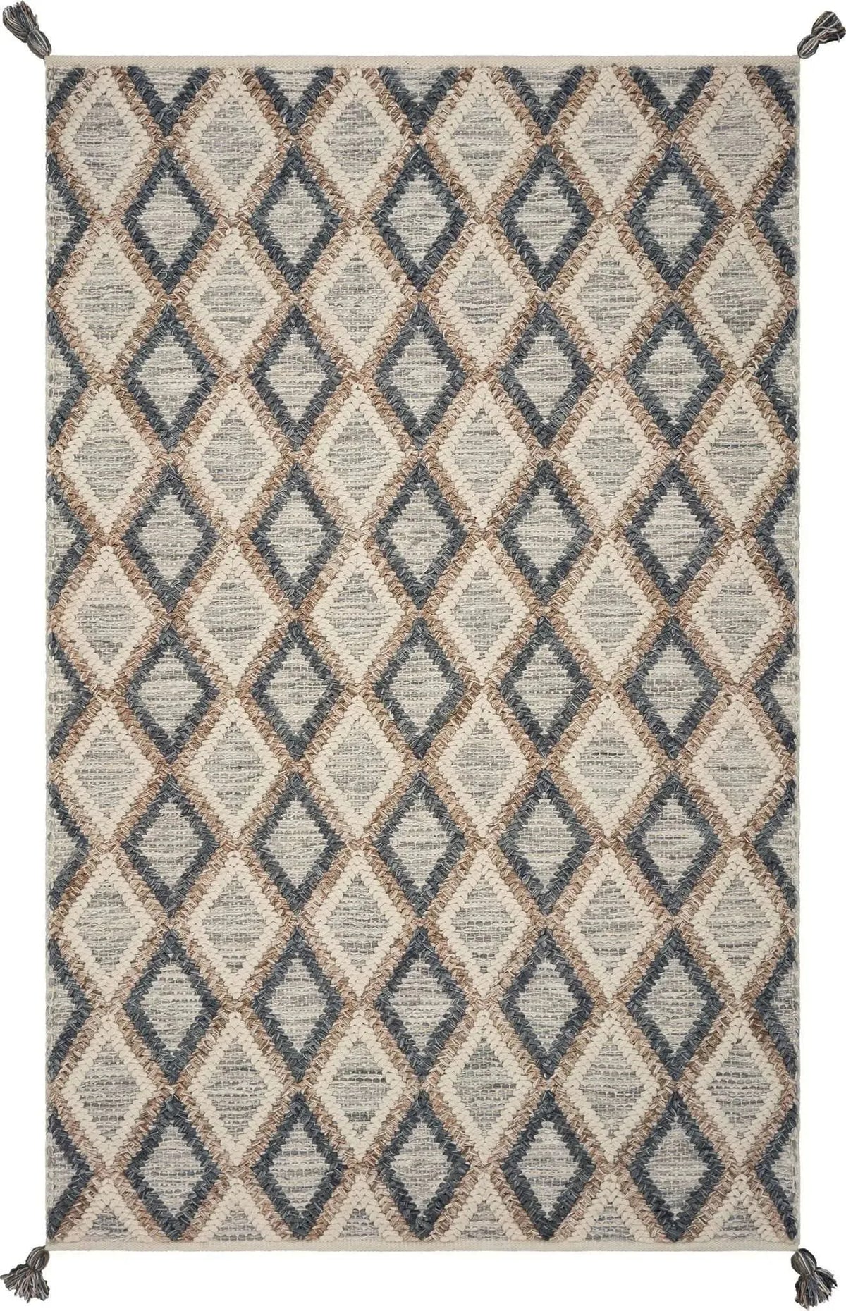 Hang Ten Malibu 850 Newport Beach Slate Beige Rug