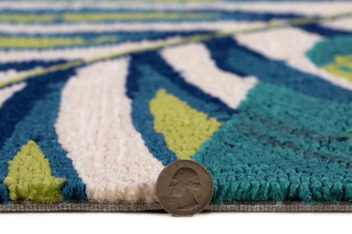 Harbor 4247 Ivory/Blue Island Rug - Rug & Home