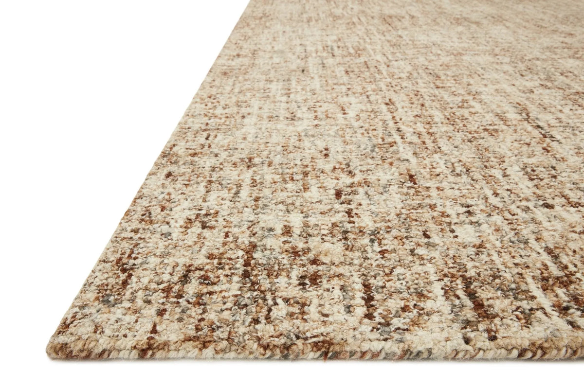 Harlow HLO-01 Rust / Charcoal Rug - Rug & Home