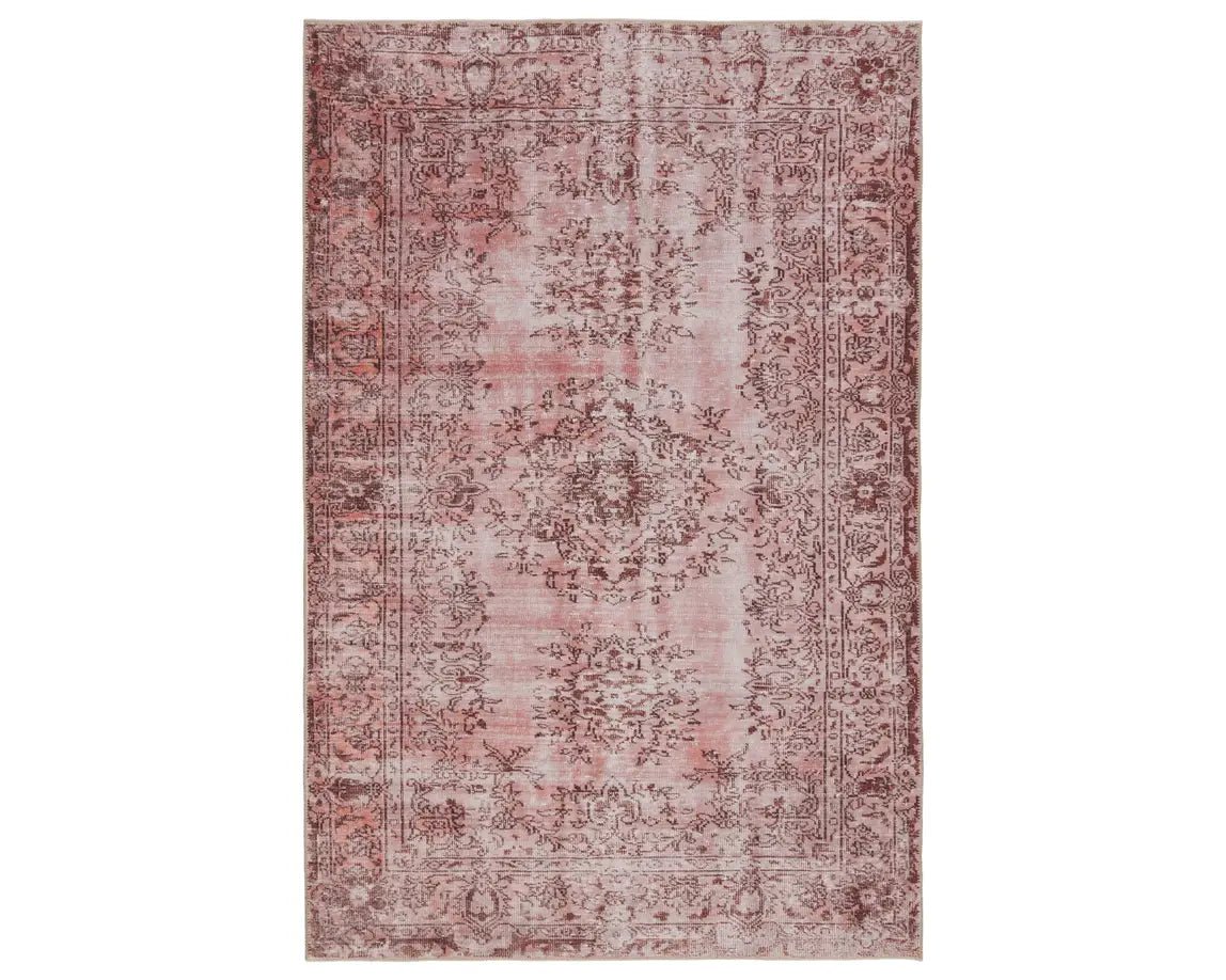 Harman HBL02 Rose/Maroon Rug - Rug & Home