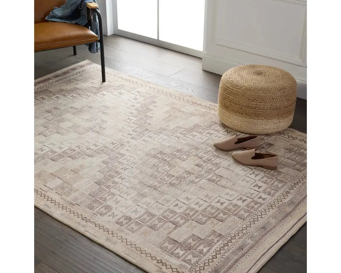 Harman HBL03 Beige/Cream Rug - Rug & Home