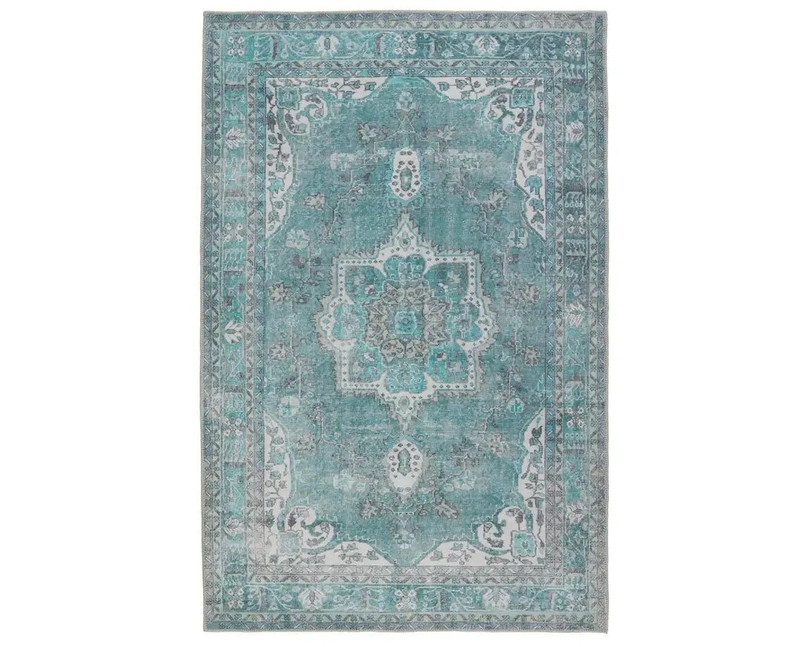 Harman HBL05 Turquoise/Green Rug - Rug & Home