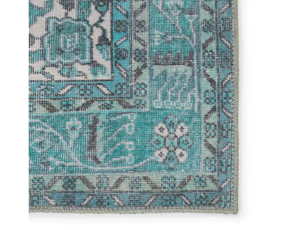 Harman HBL05 Turquoise/Green Rug - Rug & Home