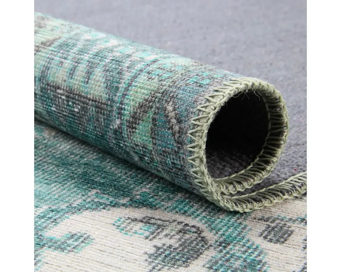 Harman HBL05 Turquoise/Green Rug - Rug & Home