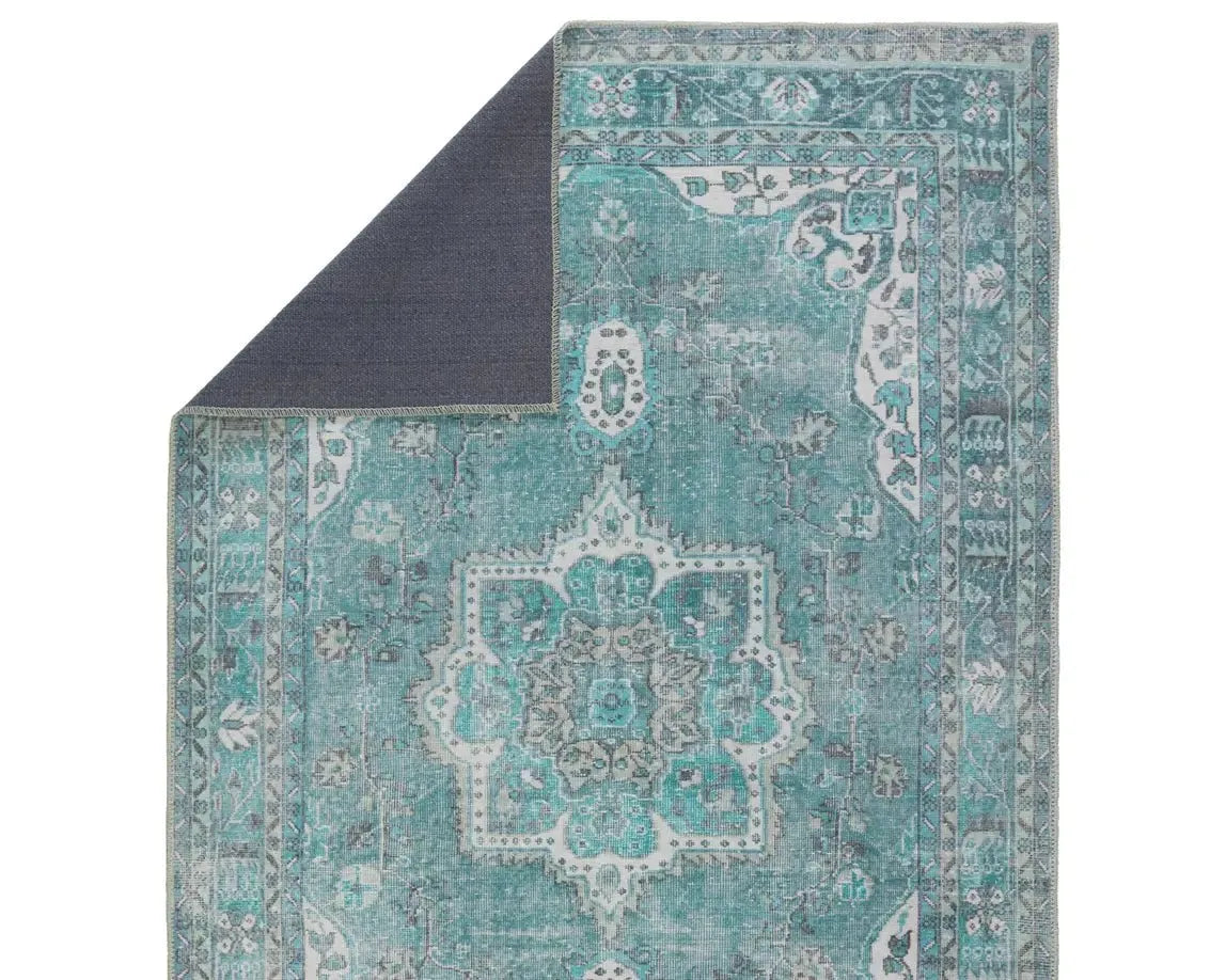 Harman HBL05 Turquoise/Green Rug - Rug & Home