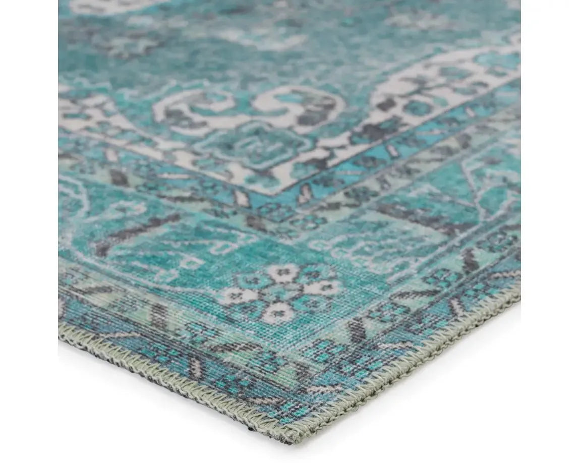 Harman HBL05 Turquoise/Green Rug - Rug & Home