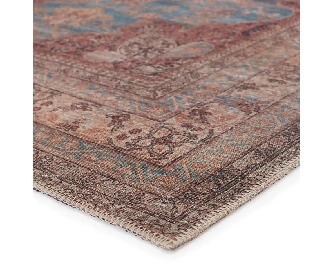 Harman HBL08 Red/Blue Rug - Rug & Home