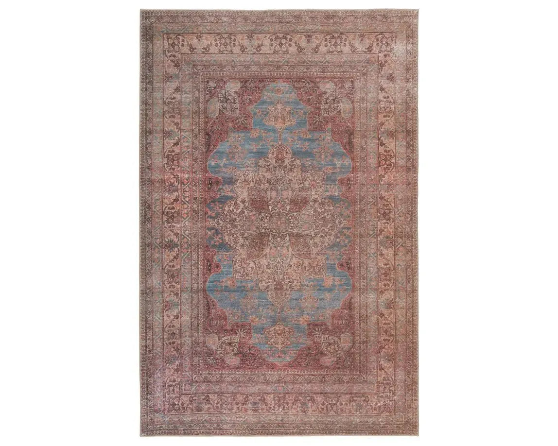 Harman HBL08 Red/Blue Rug - Rug & Home