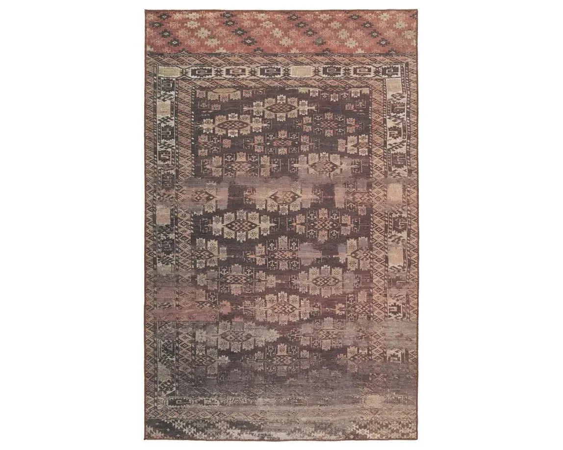 Harman HBL09 Brown/Orange Rug - Rug & Home