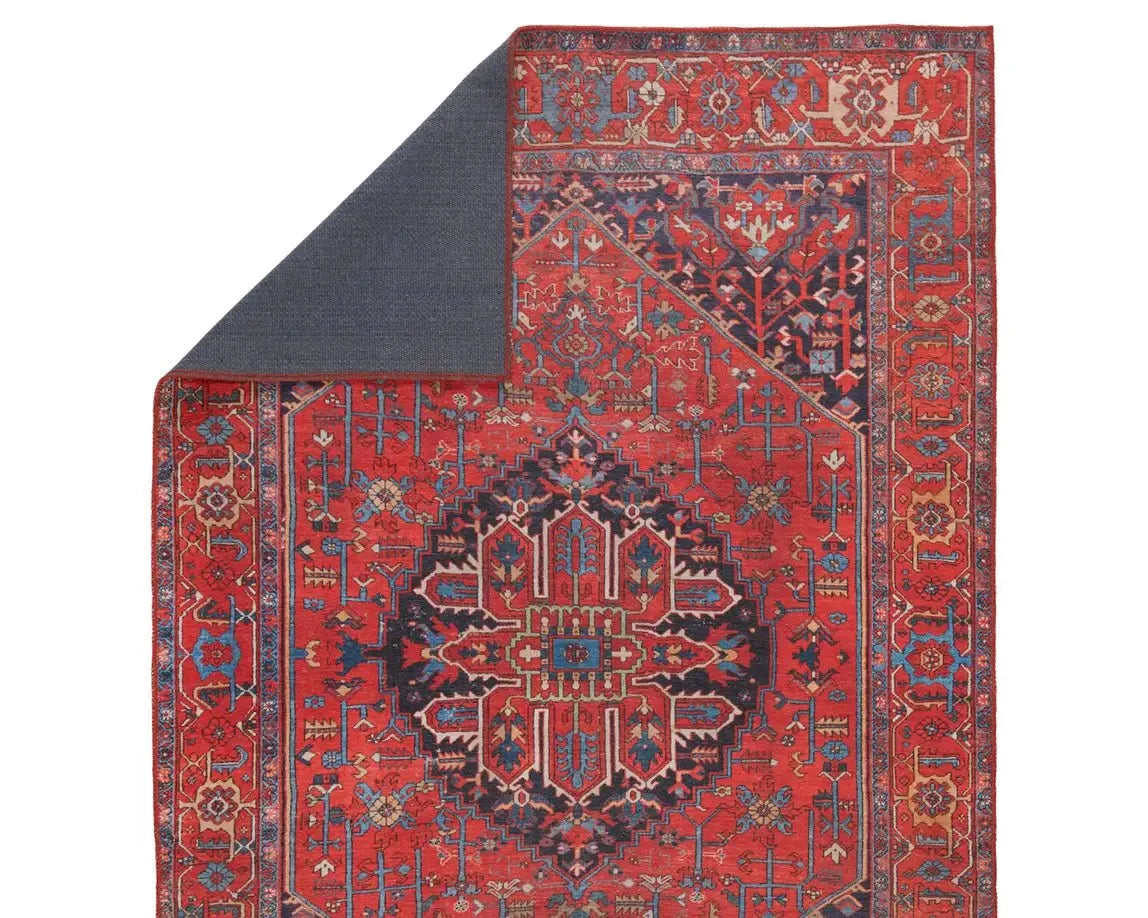 Harman HBL12 Red/Blue Rug - Rug & Home