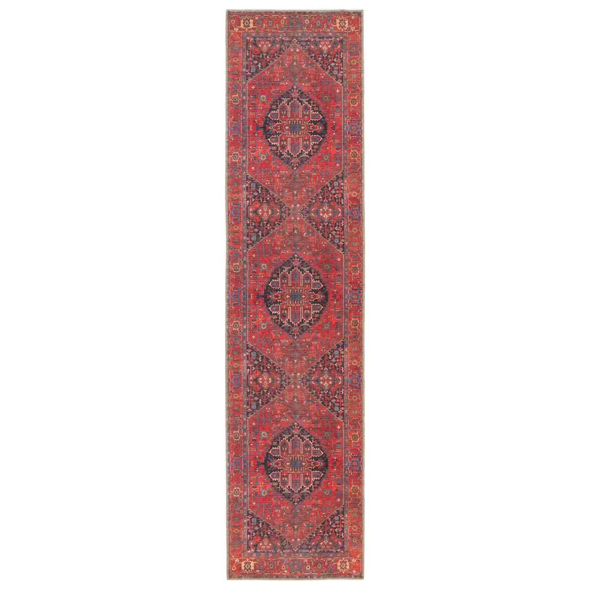 Harman HBL12 Red/Blue Rug - Rug & Home