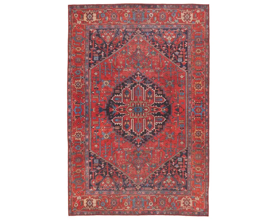 Harman HBL12 Red/Blue Rug - Rug & Home