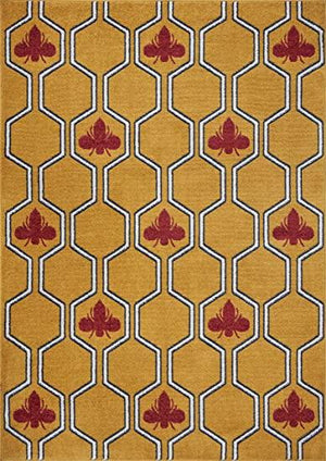 Harmony Lr81681 Yellow/Red/White/Navy Rug - Rug & Home