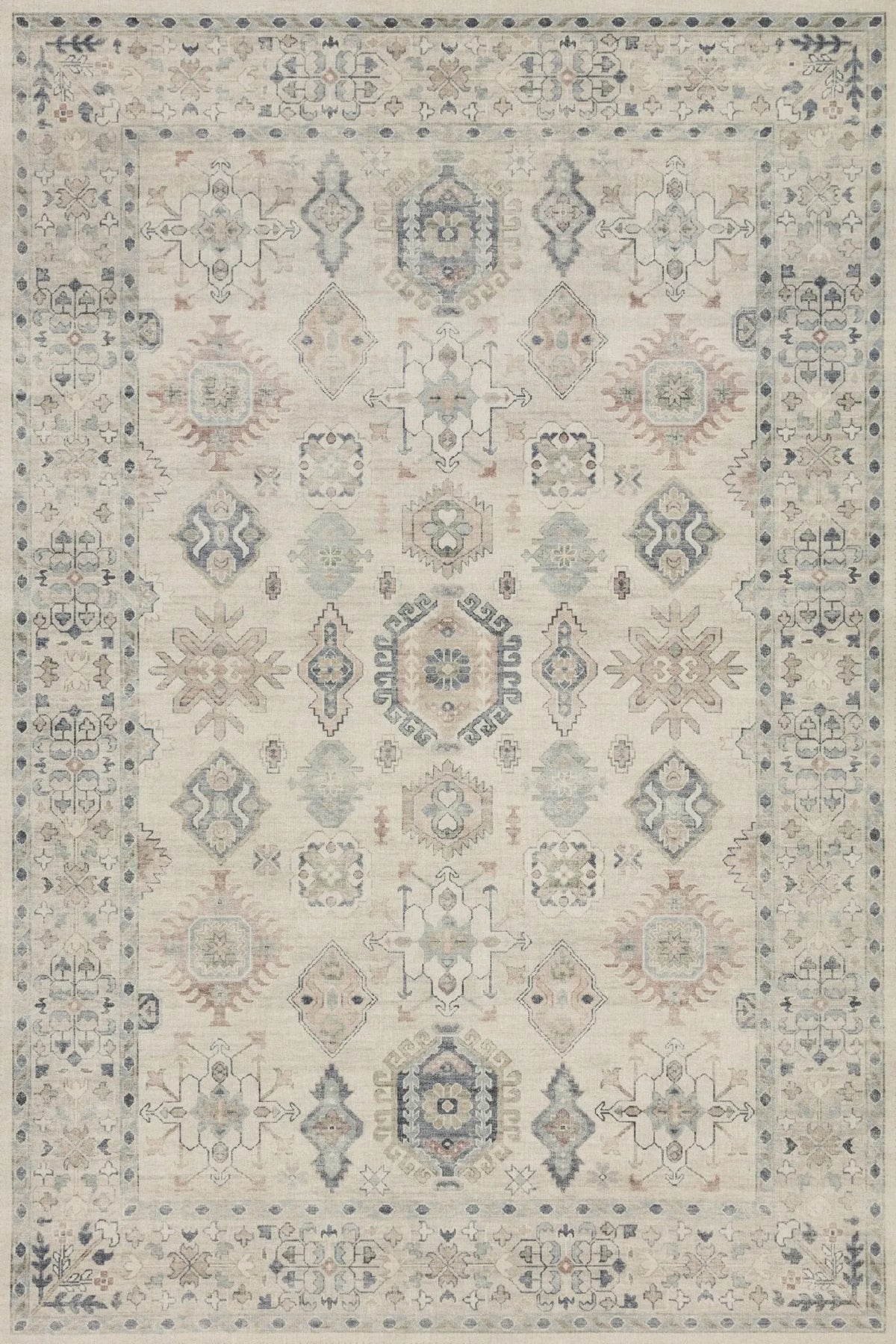 Hathaway Hth-04 Beige/Multi Rug - Rug & Home