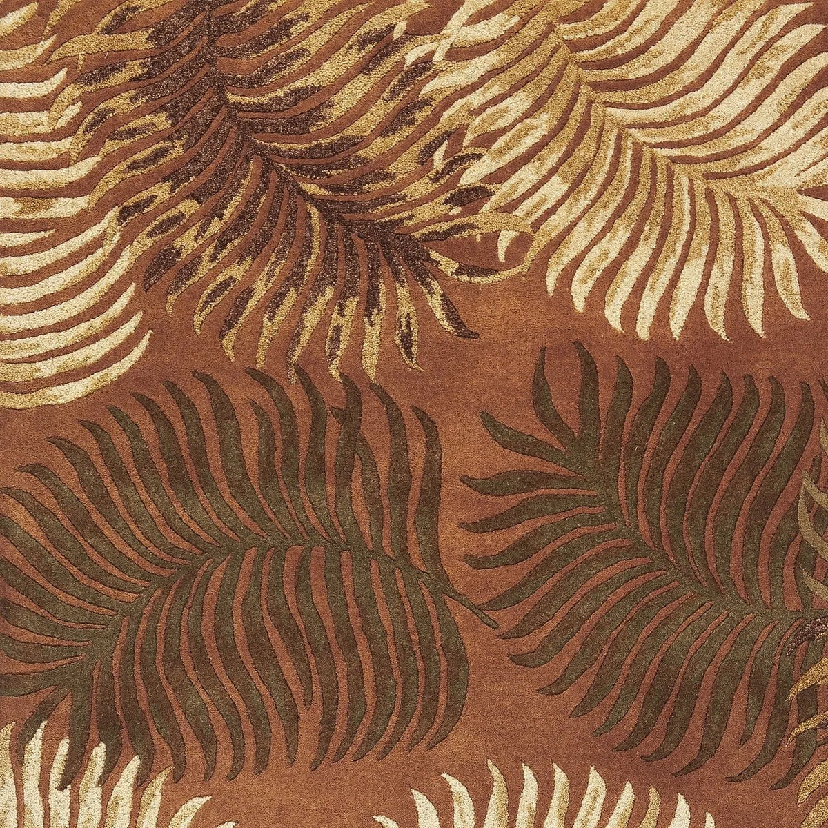 Havana 2623 Fern View Rust Rug - Rug & Home