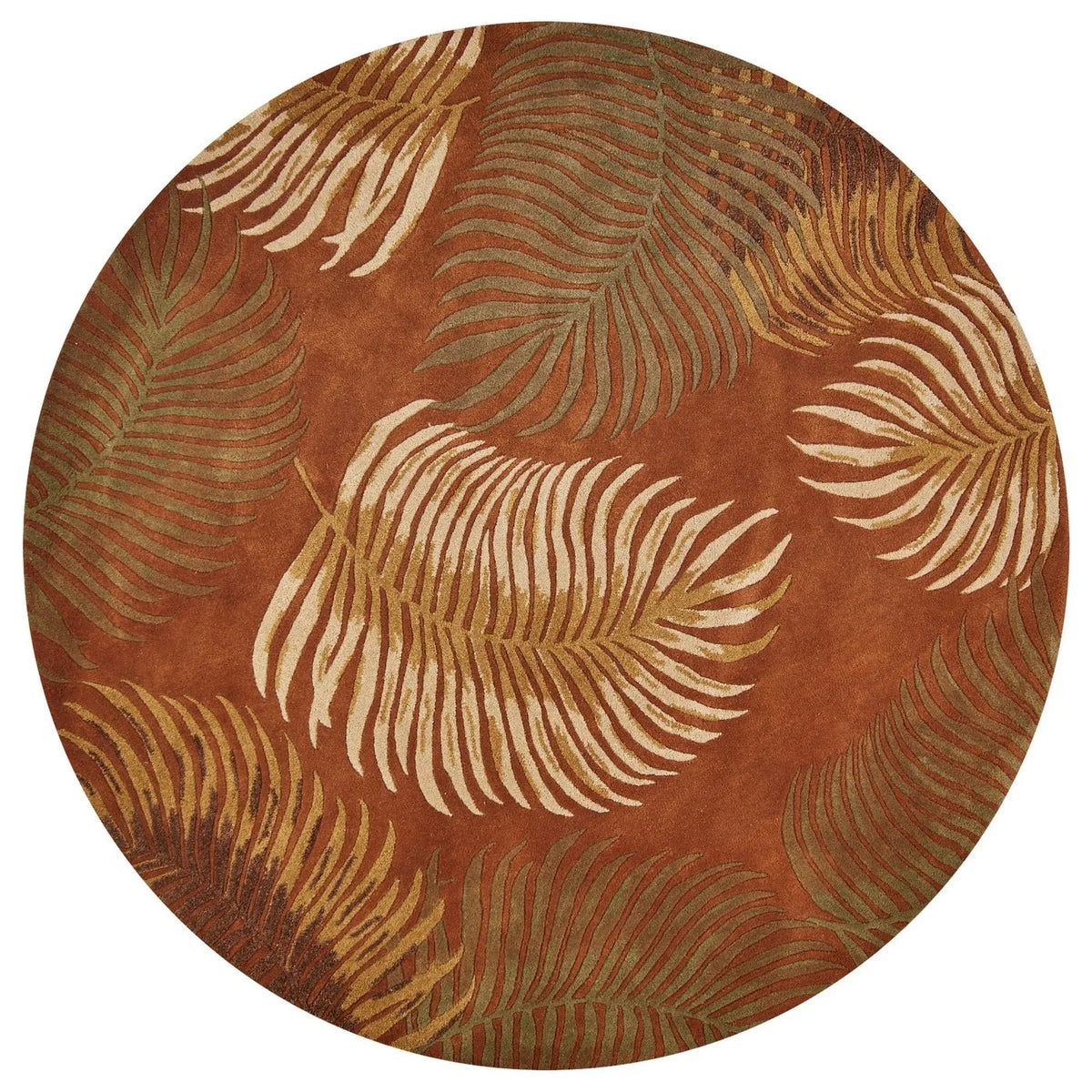 Havana 2623 Fern View Rust Rug - Rug & Home