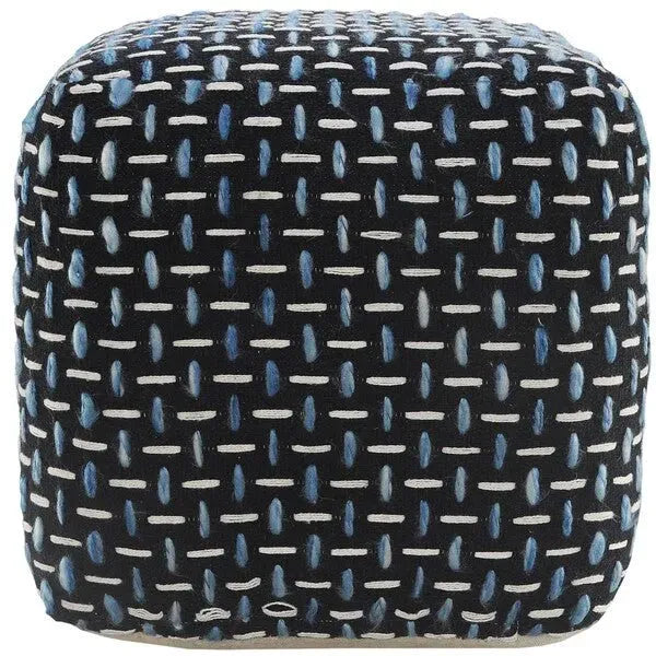 Havana 34022BLU Blue Pouf