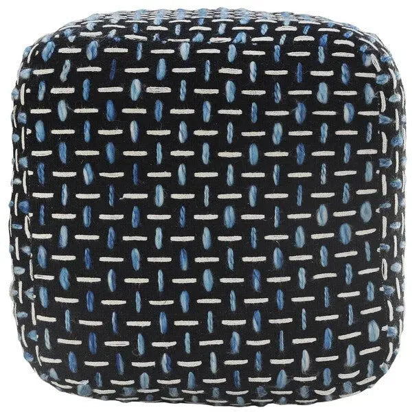 Havana 34022BLU Blue Pouf