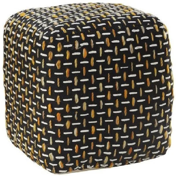 Havana 34023GOL Gold Pouf - Rug & Home