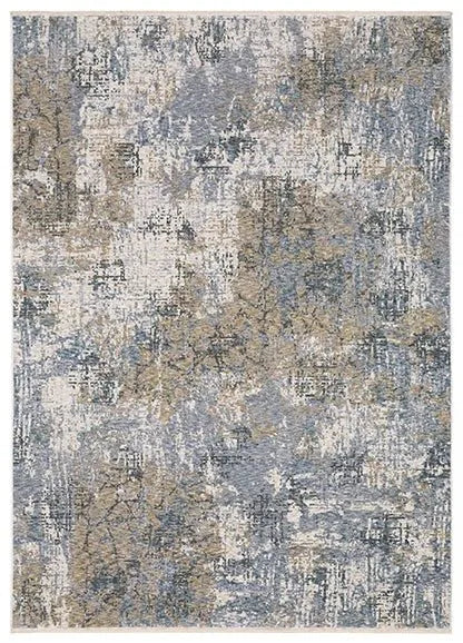 Hayden HAY08 Blue/Beige Rug - Rug & Home