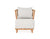 Hearst Outdoor Accent Chair Natural - Rug & Home