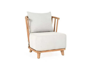 Hearst Outdoor Accent Chair Natural - Rug & Home