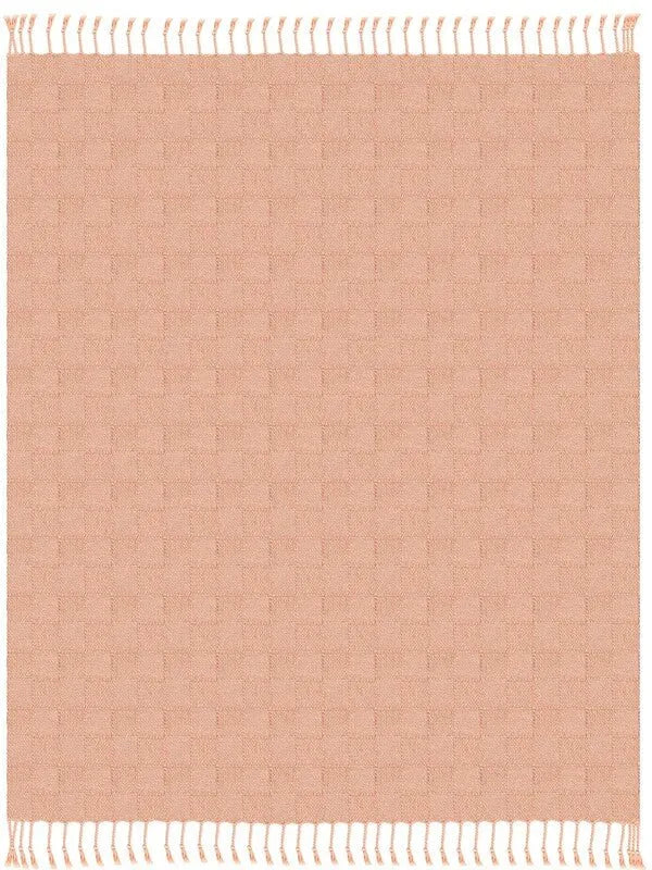 Heather 80213PCH Peach Throw Blanket - Rug & Home