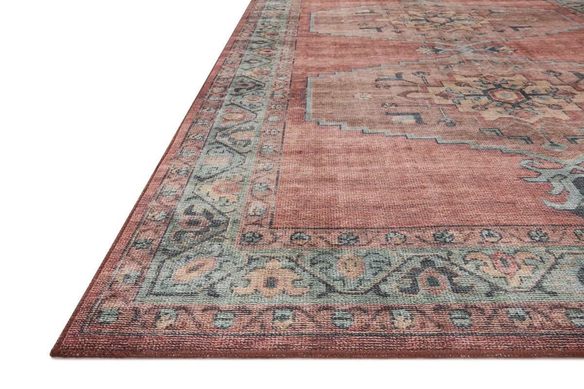 Heidi Hei-05 Spice/Aqua Rug - Rug & Home