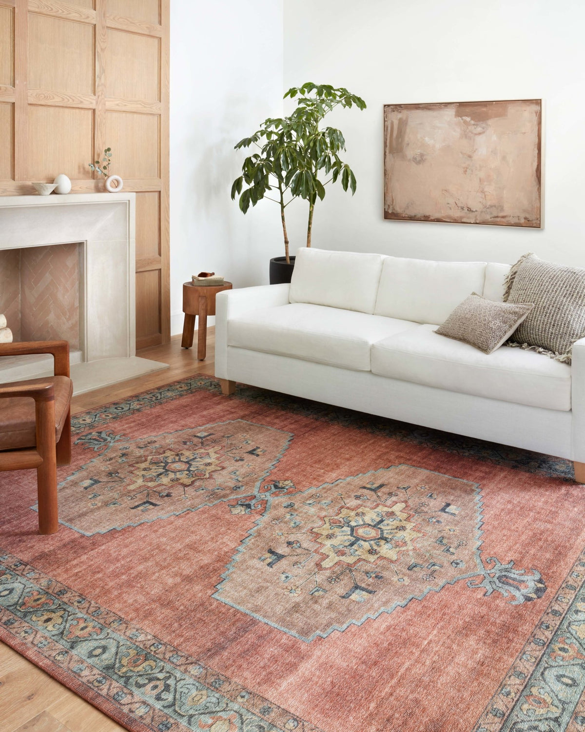 Heidi Hei-05 Spice/Aqua Rug - Rug & Home