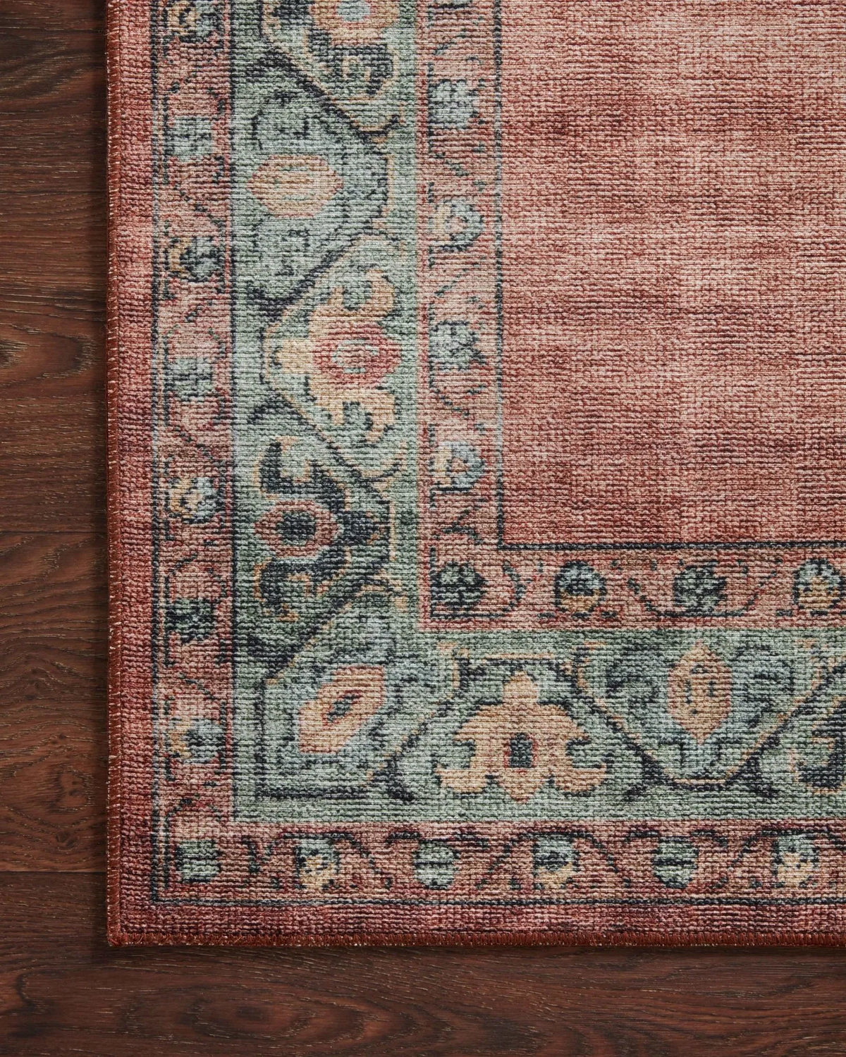 Heidi Hei-05 Spice/Aqua Rug - Rug & Home