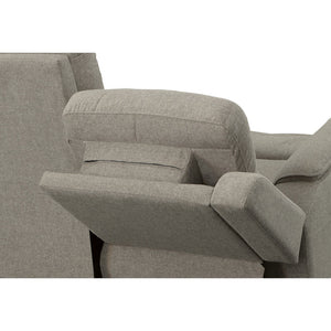Henry Power Reclining Fabric Sofa with Power Headrests and Lumbar - Rug & Home