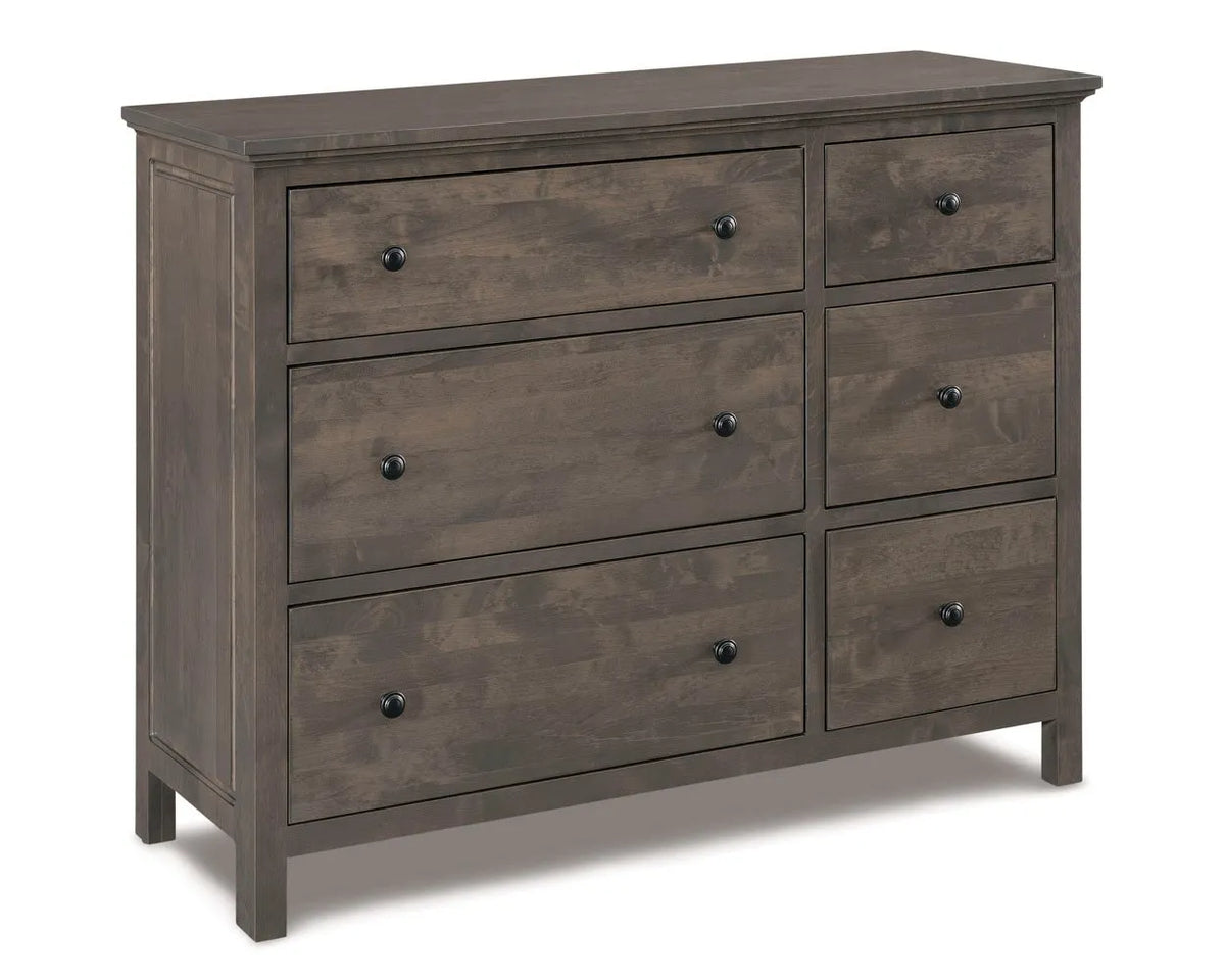 Heritage 6 Drawer Combo Dresser