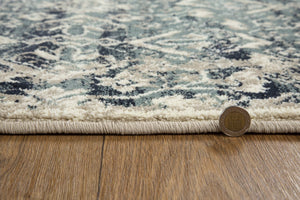Heritage 9372 Anna Ivory/Blue Rugs - Rug & Home