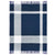 Highland 80286GSW Gibralter Sea/White Throw Blanket - Rug & Home