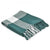 Highland 80289BSW Blue Spruce/White Throw Blanket - Rug & Home