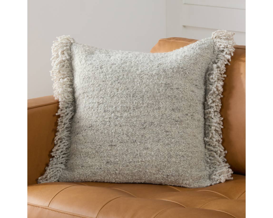 Highland HIG01 Light Grey Pillow - Rug & Home