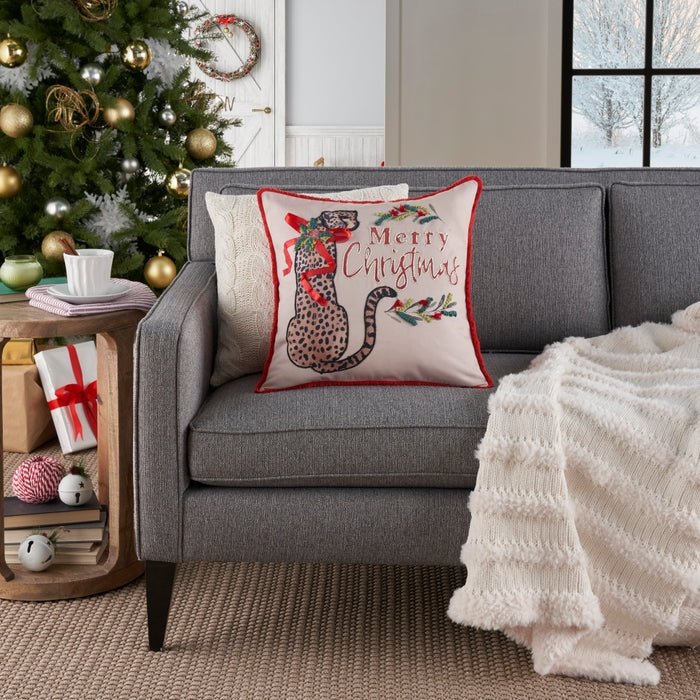 Holiday Pillow AC202 Red Pillow - Rug & Home