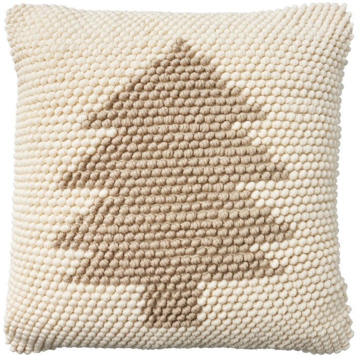 Holiday Pillow DC569 Ivory Beige Pillow - Rug & Home