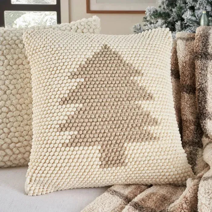 Holiday Pillow DC569 Ivory Beige Pillow