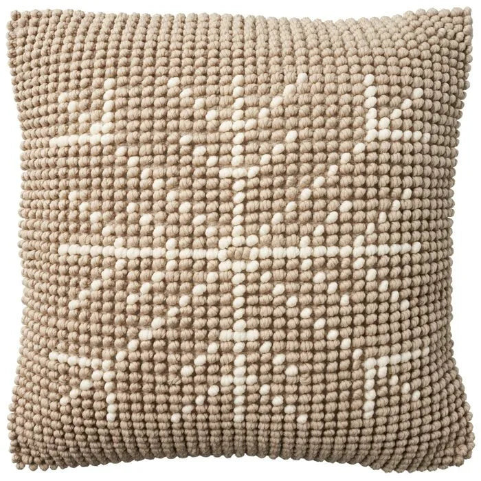 Holiday Pillow GC835 Beige Ivory Pillow - Rug & Home