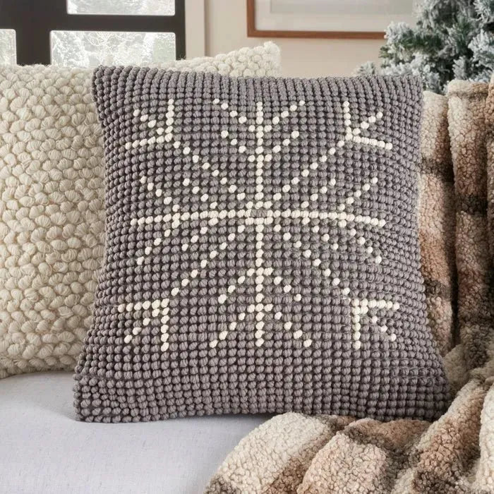 Holiday Pillow GC835 Grey Ivory Pillow