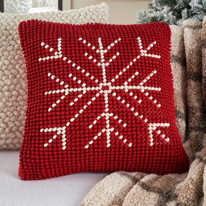 Holiday Pillow GC835 Red Ivory Pillow - Rug & Home