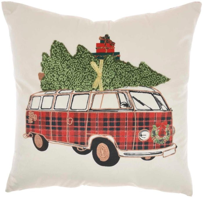 Holiday Pillow L0265 Multicolor Pillow - Rug & Home