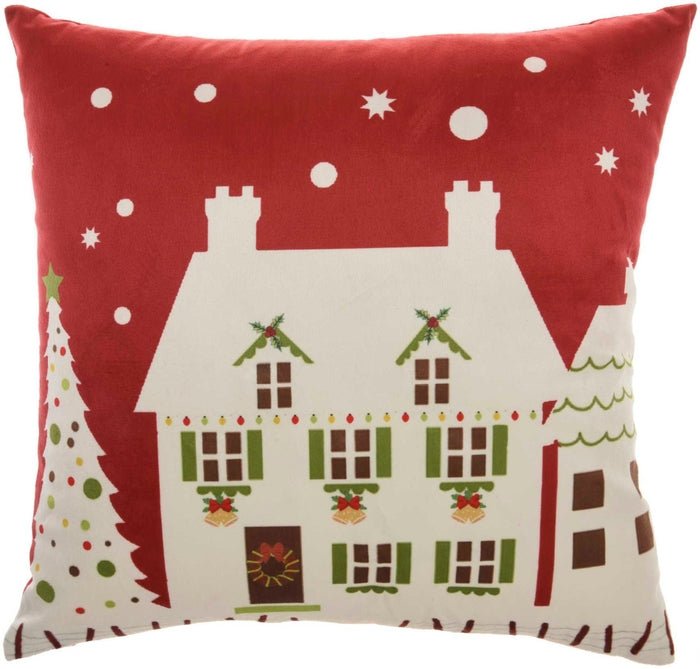 Holiday Pillow L0317 Multicolor Pillow - Rug & Home