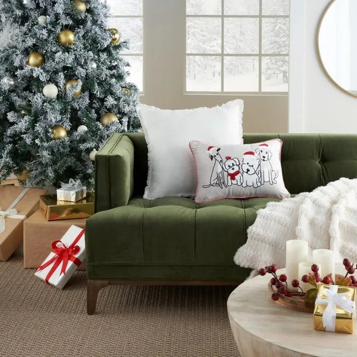 Holiday Pillow L0462 Beige Pillow - Rug & Home